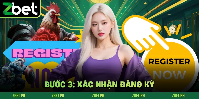 Bước 3: Xác nhận đăng ký