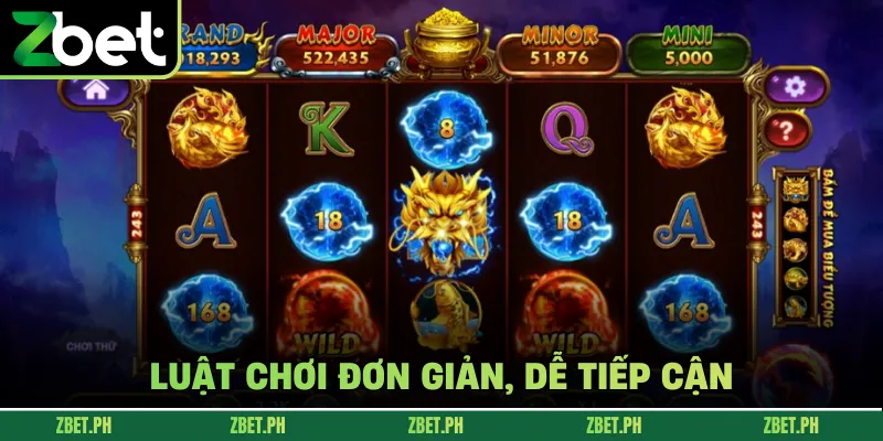 Luật chơi đơn giản, dễ tiếp cận